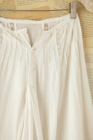 Vintage Cotton Maxi Skirt