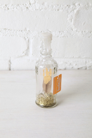 Gold Feather Wishing Bottle in home-2