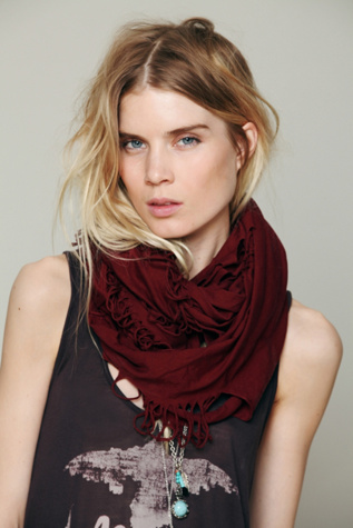 Solid Jersey Loop Scarf