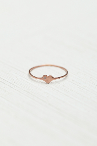 Diamond Heart Ring in whats-new