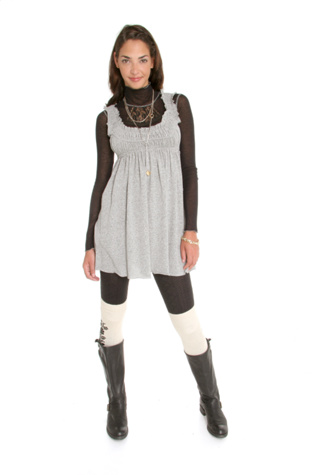 Ruched Babydoll Dress