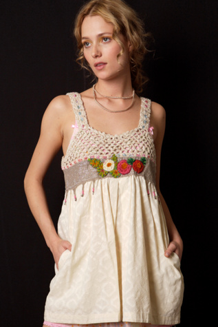 Embroidered Cami Tunic