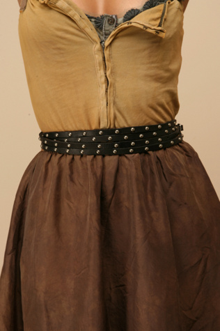 Studded Triple Wrap Belt