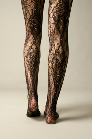 Rhinestone Lace Tight