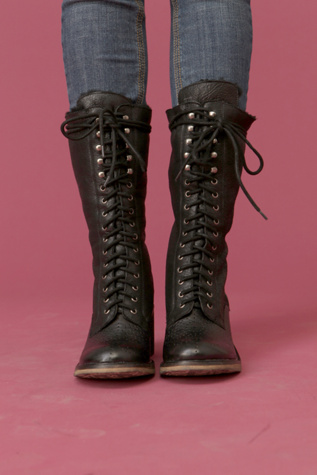 Dupree Lace up Zip Boot by Sam Edelman