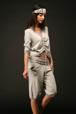 Grey Heather Stripe