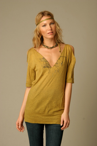 We The Free Double V Tunic Tee