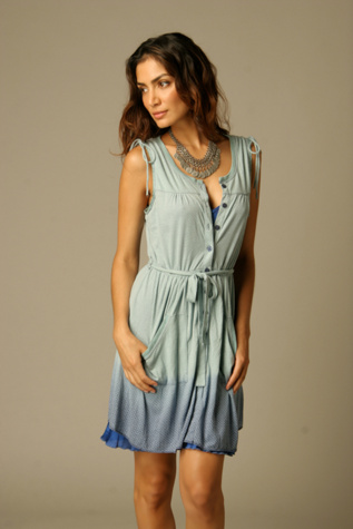 We The Free Burnout Printed Dress