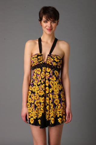 Printed Daisy Knit Dress