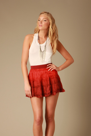 Dip Dye Crinkle Mini