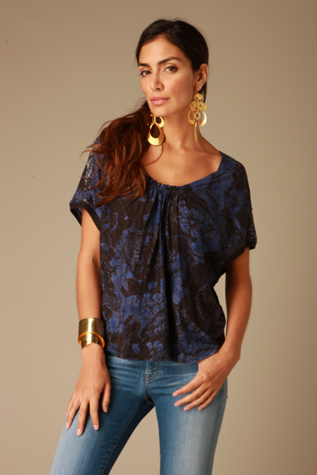 Printed Voluminous Top
